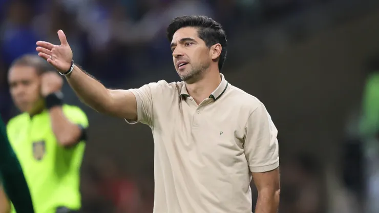 Abel Ferreira em partida do Palmeiras
