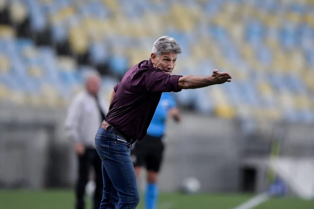 Renato Gaúcho no comando do Fluminense. Foto: Thiago Ribeiro/AGIF