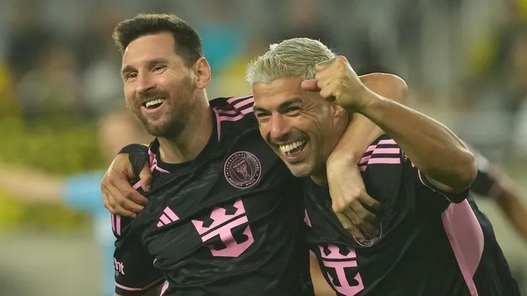 Lionel Messi e Luís Suárez pelo Inter Miami - Foto: Jason Mowry/Getty Images