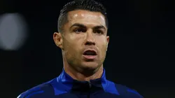 Cristiano Ronaldo durante partida entre Al Raed e Al Nassr, pelo Campeonato Saudita. Foto: Yasser Bakhsh