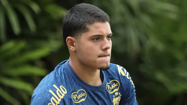 Luca Meirelles durante pré-temporada de 2025 - Foto: Divulgação/Santos