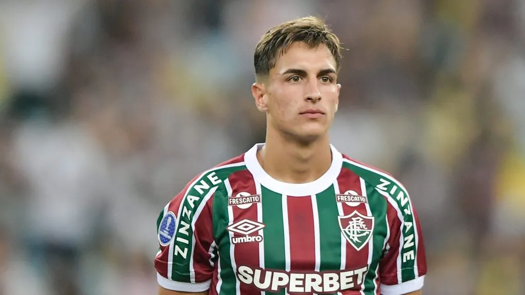 Facundo Bernal, meio-campista do Tricolor das Laranjeiras. Foto: Thiago Ribeiro/AGIF.