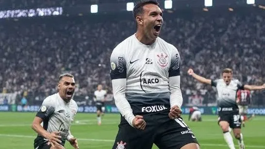 Giovane comemorando gol. Foto: Rodrigo Coca/Ag. Corinthians