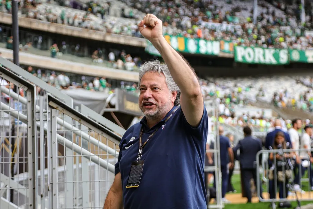MG – BELO HORIZONTE – 04/02/2024 – SUPERCOPA 2024, PALMEIRAS X SAO PAULO – Julio Casares Presidente do Sao Paulo durante partida contra o Palmeiras no estadio Mineirao pelo campeonato Supercopa 2024. Foto: Gilson Lobo/AGIF