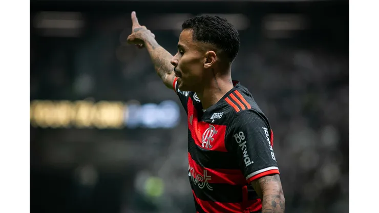 MG - BELO HORIZONTE - 03/07/2024 - BRASILEIRO A 2024, ATLETICO-MG X FLAMENGO - Allan jogador do Flamengo durante partida contra o Atletico-MG no estadio Arena MRV pelo campeonato Brasileiro A 2024. Foto: Fernando Moreno/AGIF