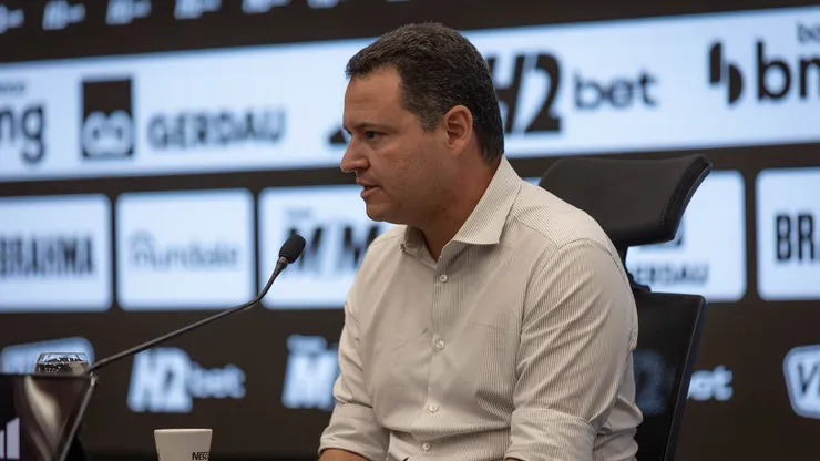 Rafael Menin comentou a respeito do Flamengo. Foto: Pedro Souza/Atlético-MG.