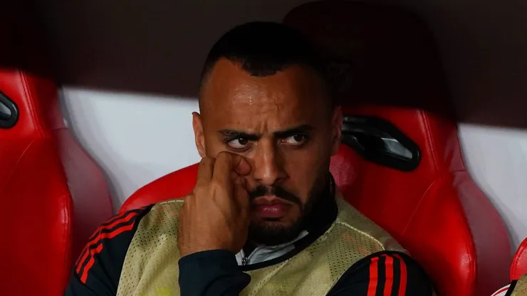 Arthur Cabral durante partida do Benfica na UEFA Champions League