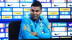 Casemiro jogador do Brasil durante coletiva de imprensa antes do treino da equipe realizado no CT Joaquim Grava.