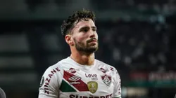 Martinelli, jogador do Fluminense, durante partida contra o Grêmio, pela CONMEBOL Libertadores de 2024. Foto: Leonardo Hubbe/AGIF.