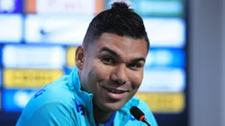 SP - SAO PAULO - 08/06/2025 - BRASIL, COLETIVA - Casemiro jogador do Brasil durante coletiva de imprensa antes do treino da equipe realizado no CT Joaquim Grava. Foto: Ettore Chiereguini/AGIF