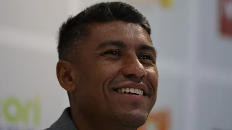 Paulinho durante sua apresentacao oficial como coordenador tecnico do Mirassol em coletiva de imprensa realizada no CT do Mirassol.