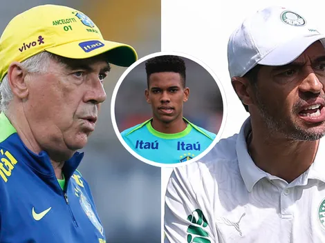 Estêvão destaca diferença Ancelotti e Abel no Palmeiras