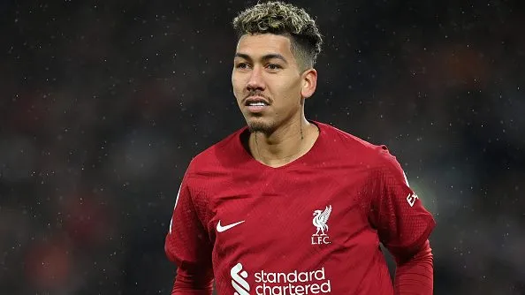 Firmino em partida pelo Liverpool. Foto: Michael Regan/Getty Images