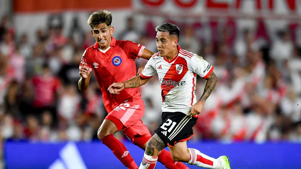 Alan Lescano no Argentinos Juniors. Foto: Marcelo Endelli/Getty Images