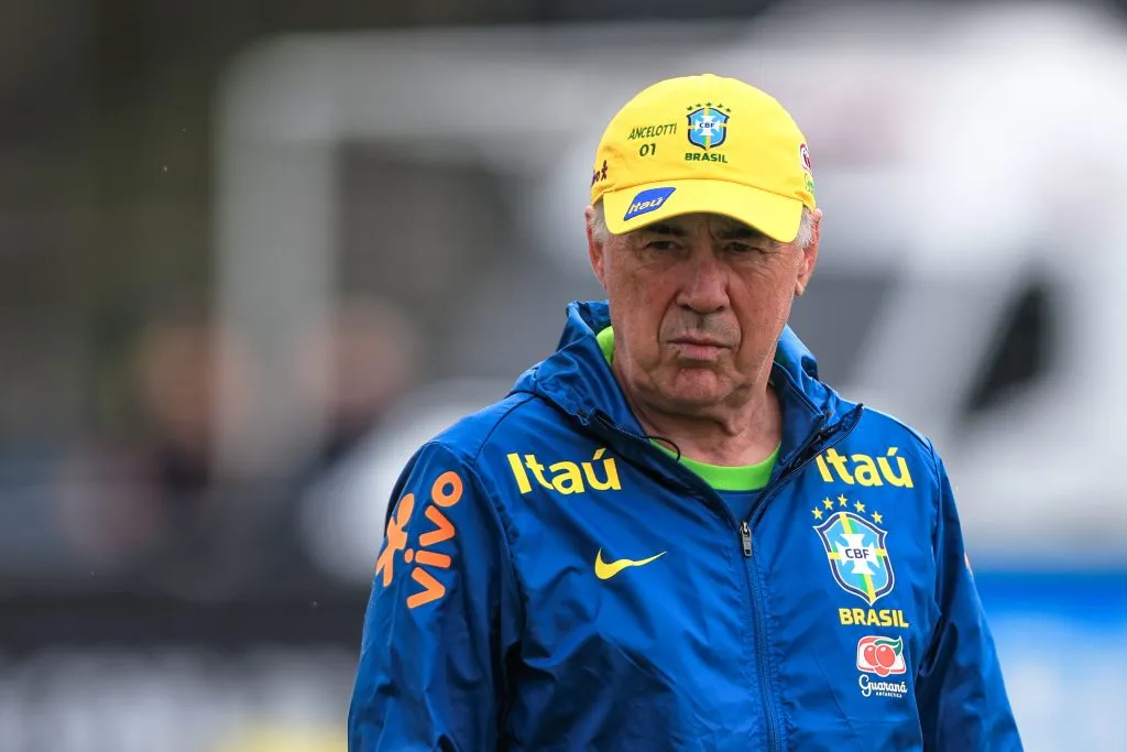 Ancelotti, técnico da Seleção Brasileira – Foto: Ettore Chiereguini/AGIF