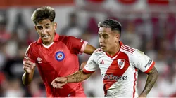 Alvo do Vasco, Alan Lescano em ação pelo Argentinos Jrs – Foto: Reprodução/Getty Images