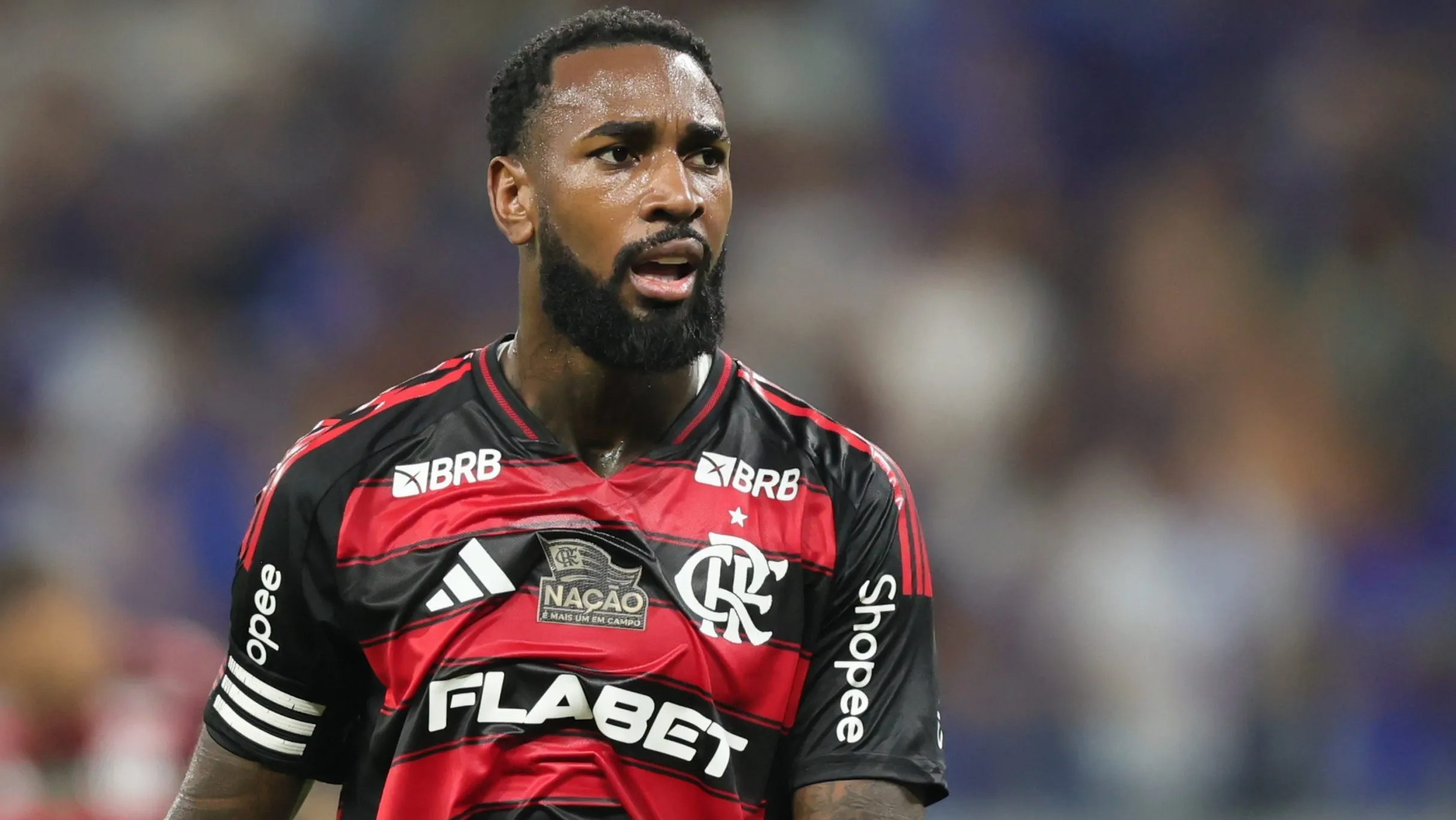 Gerson, atleta do Rubro-Negro. Foto: Gilson Lobo/AGIF.