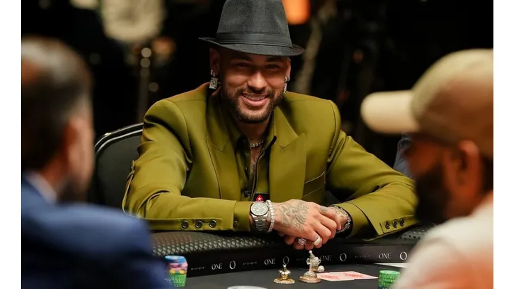 Neymar fatura em torneio de poker online. Foto: Reprodução Instagram