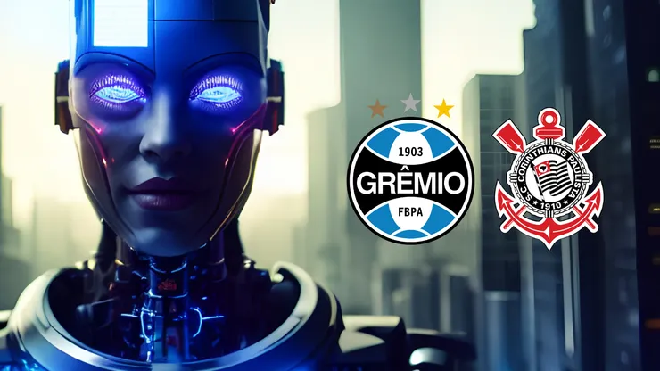 Inteligência artificial crava previsão para Grêmio x Corinthians pelo Campeonato Brasileiro