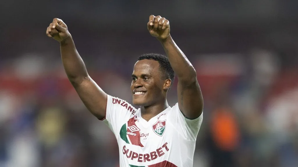 Jhon Arias, atleta do Tricolor das Laranjeiras. Foto: Talita Gouvea/AGIF.