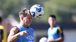 Soteldo jogador do Santos durante treino no Centro de Treinamento CT Rei Pele. Foto: Mauricio De Souza/AGIF