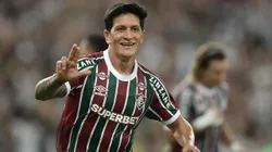 Germán Cano jogador do Fluminense comemora seu gol durante partida contra o Vitoria - Foto: Thiago Ribeiro/AGIF