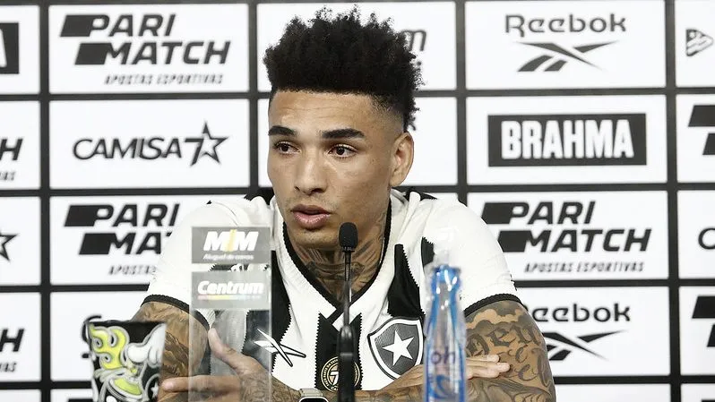 Igor Jesus no Botafogo. Foto: Vitor Silva/Botafogo.