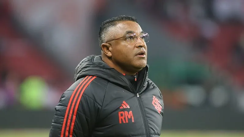 Roger Machado no Internacional. Foto: Internacional