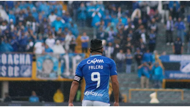 Falcão Garcia pelo Millonarios. Foto: Long Visual Press / Alamy Stock Photo