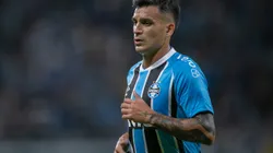 RS - PORTO ALEGRE - 08/04/2025 - COPA SUL-AMERICANA 2025, GREMIO X ATLETICO GRAU - Franco Cristaldo jogador do Gremio durante partida contra o Atletico Grau no estadio Arena do Gremio pelo campeonato Copa Sul-americana 2025. Foto: Liamara Polli/AGIF