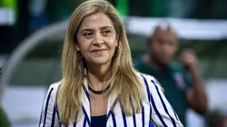 Leila Pereira acompanhando a equipe do Palmeiras - Foto: Fabio Giannelli/AGIF