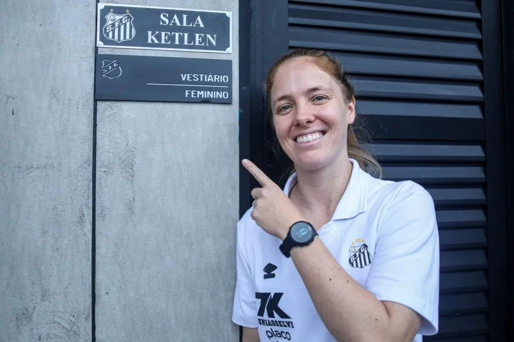 Sala Ketlen. Foto: Reinaldo Campos/Santos FC