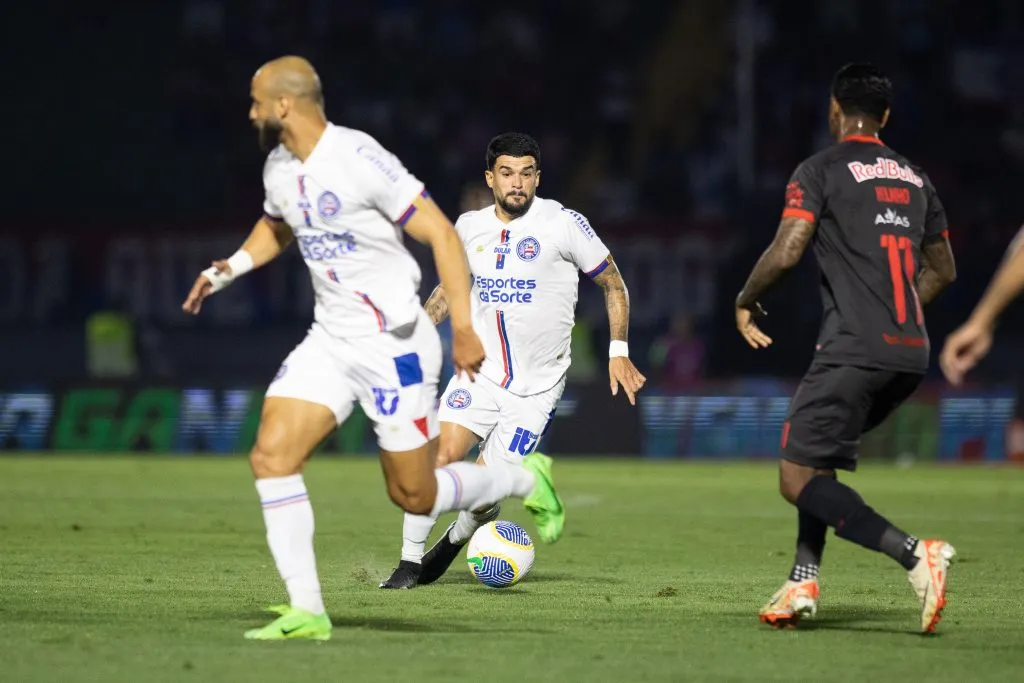 SP – BRAGANCA PAULISTA – 01/09/2024 – BRASILEIRO A 2024, BRAGANTINO X BAHIA – Cauly jogador do Bahia durante partida contra o Bragantino no estadio Nabi Abi Chedid pelo campeonato Brasileiro A 2024. Foto: Fabio Moreira Pinto/AGIF