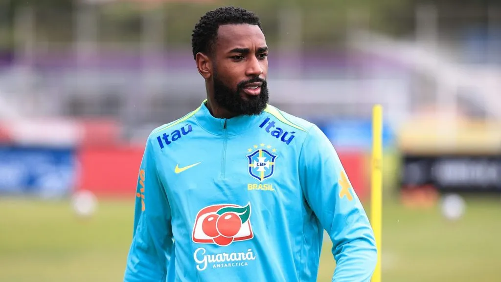 Gerson durante treinamento pela Seleção. Foto: Ettore Chiereguini/AGIF