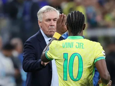 Ancelotti destaca desempenho de Vini Jr e Casemiro em Brasil x Paraguai