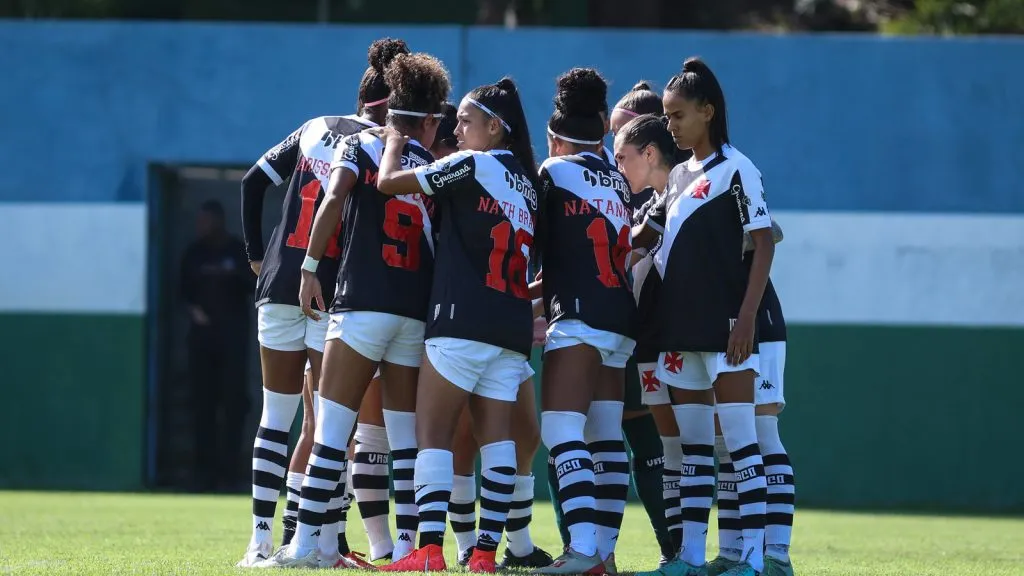 Jogadoras do time feminino do Vasco