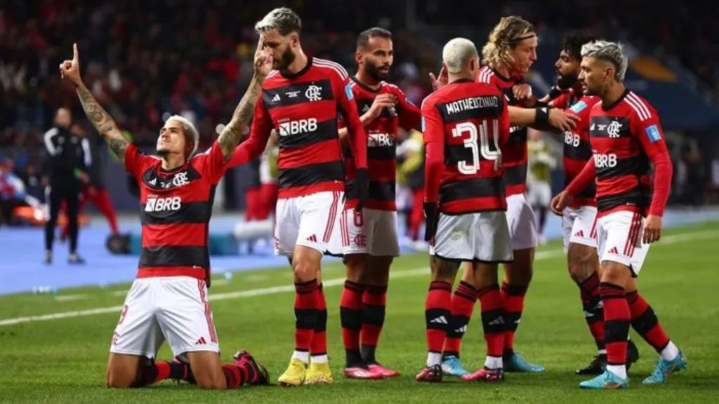 Elenco do Flamengo no Mundial de 2023 – Foto: Reprodução/Getty Images