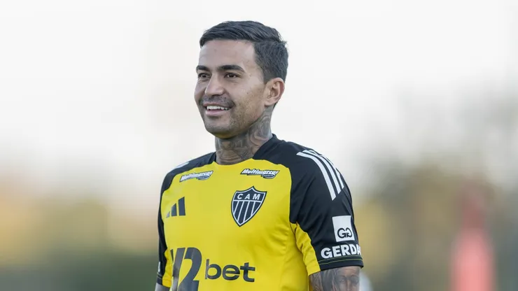 Dudu em treinamento do Galo