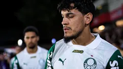 SP - BRAGANCA PAULISTA - 18/05/2025 - BRASILEIRO A 2025, BRAGANTINO X PALMEIRAS - Gustavo Gomez jogador do Palmeiras durante entrada em campo para partida contra o Bragantino no estadio Cicero De Souza Marques pelo campeonato Brasileiro A 2025. Foto: Fabio Giannelli/AGIF