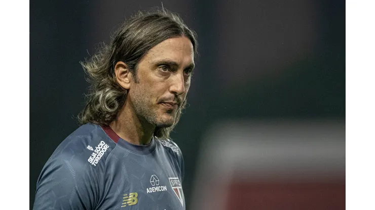 Zubeldía tem mais cartões do que vitórias no São Paulo em 2025 Foto: Rafael Vieira/AGIF