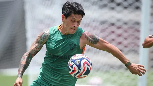 Cano marcou dois gols no jogo-treino do Fluminense. Foto: Marcelo Gonçalves/Fluminense FC