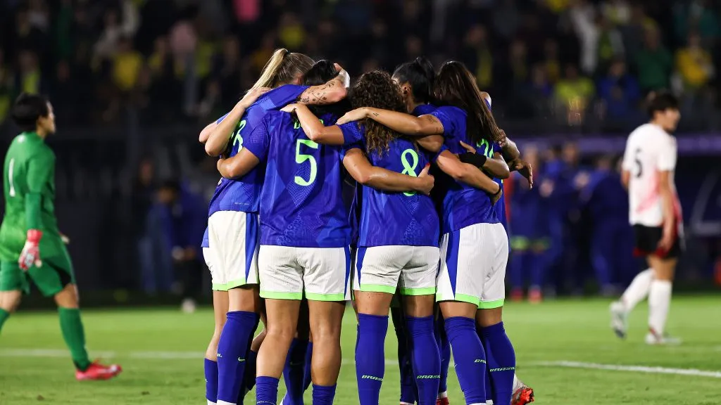 Seleção Brasileira Feminina em amistoso contra o Japão em Bragança Paulista