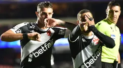 SP - SAO PAULO - 12/06/2025 - BRASILEIRO A 2025, SAO PAULO X VASCO - Vegetti jogador do Vasco comemora seu gol durante partida contra o Sao Paulo no estadio Morumbi pelo campeonato Brasileiro A 2025. Foto: Jota Erre/AGIF