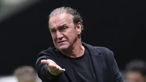 Cuca durante triunfo do Galo em Belo Horizonte.