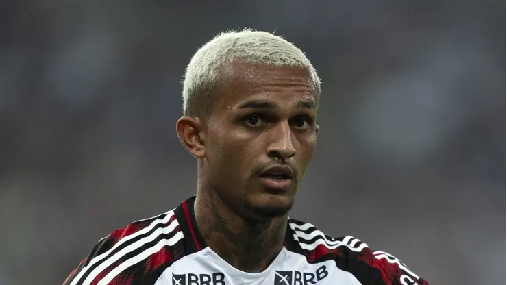 Wesley durante partida do Fla contra o Vasco.