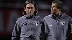 SP - SAO PAULO - 14/05/2025 - COPA LIBERTADORES 2025, SAO PAULO X LIBERTAD - Luis Zubeldia tecnico do Sao Paulo durante partida contra o Libertad no estadio Morumbi pelo campeonato Copa Libertadores 2025. Foto: Ettore Chiereguini/AGIF