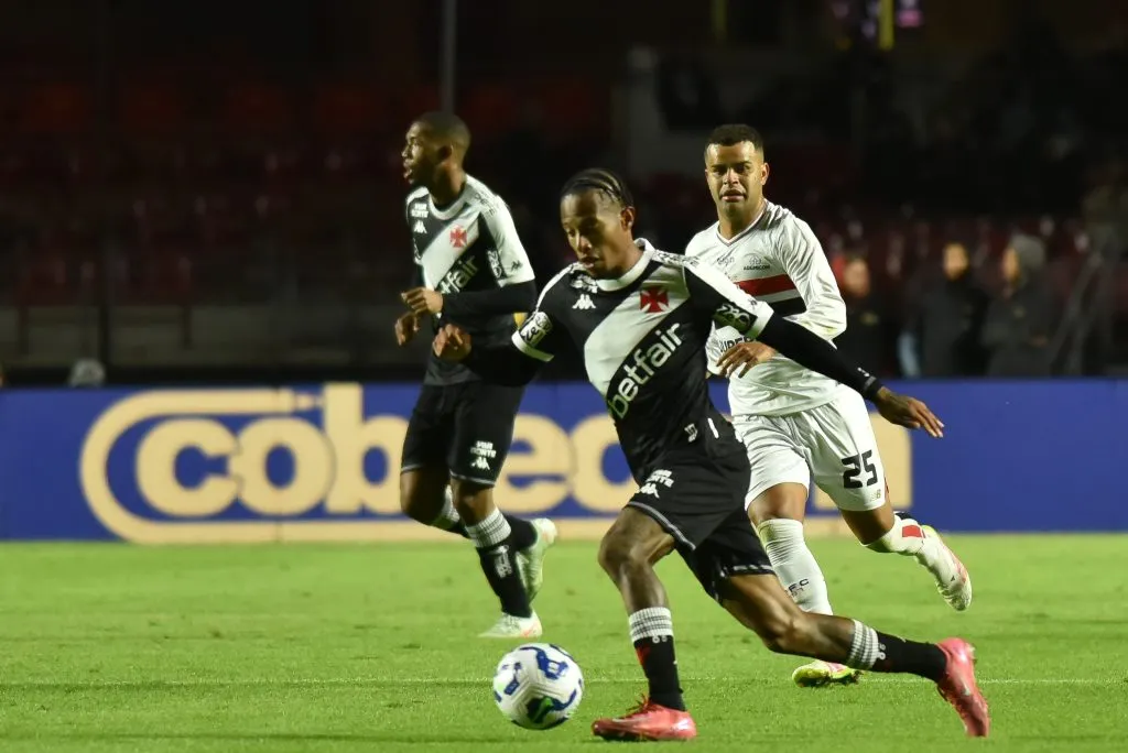Vasco venceu o São Paulo fora de casa pelo Brasileirão. Foto: Jota Erre/AGIF