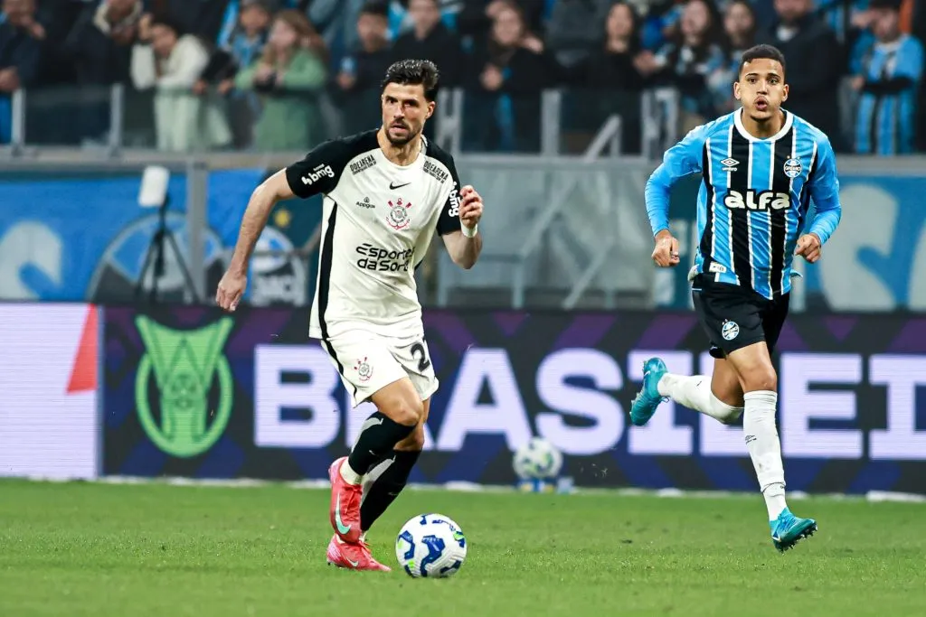 Grêmio x Corinthians ficaram no empate pelo Brasileirão. Foto: Maxi Franzoi/AGIF