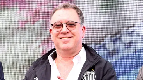 Marcelo e Neymar Pai durante evento no novo CT da Baixada.