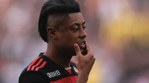 Bruno Henrique durante partida entre Corinthians e Flamengo, na Neo Química Arena, pelo Brasileirão 2024.